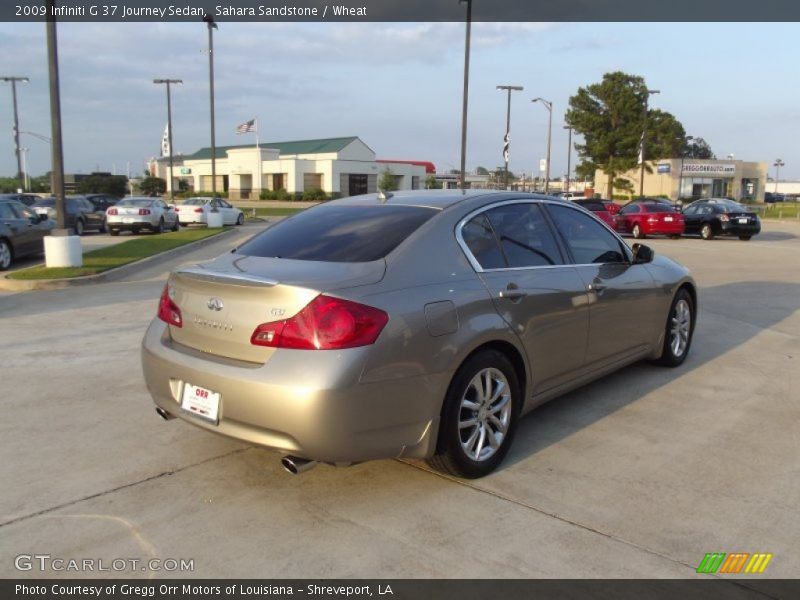 Sahara Sandstone / Wheat 2009 Infiniti G 37 Journey Sedan