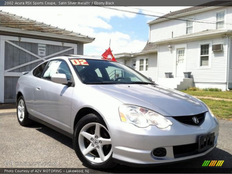 Satin Silver Metallic / Ebony Black 2002 Acura RSX Sports Coupe