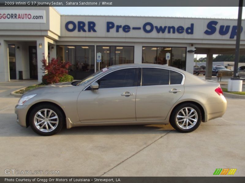 Sahara Sandstone / Wheat 2009 Infiniti G 37 Journey Sedan