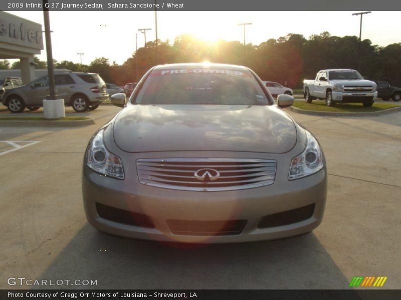 Sahara Sandstone / Wheat 2009 Infiniti G 37 Journey Sedan