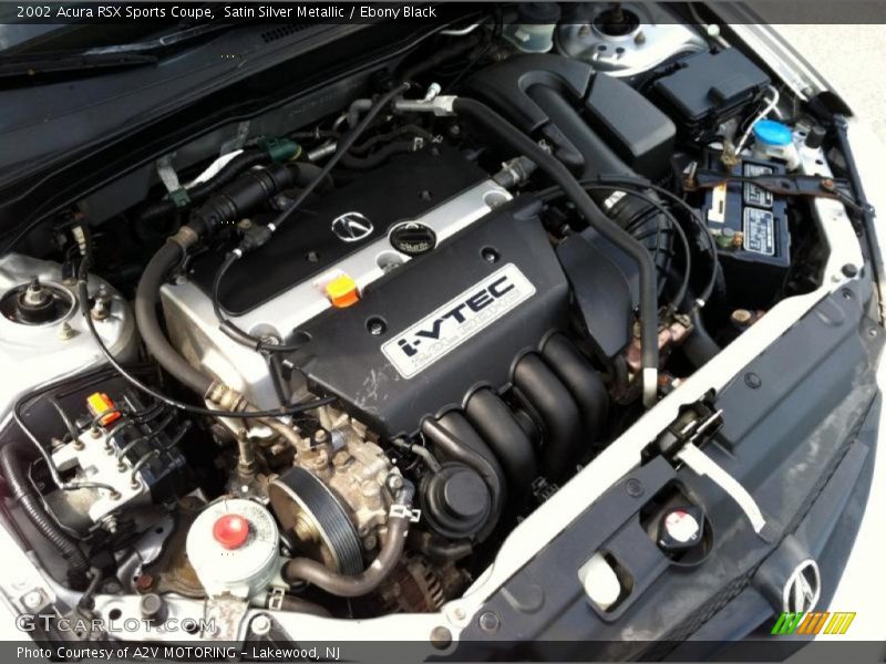 Satin Silver Metallic / Ebony Black 2002 Acura RSX Sports Coupe