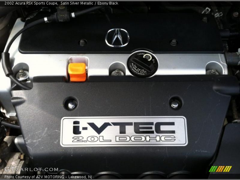 Satin Silver Metallic / Ebony Black 2002 Acura RSX Sports Coupe