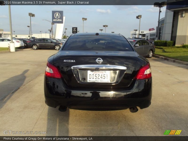 Super Black / Charcoal 2010 Nissan Maxima 3.5 SV Premium