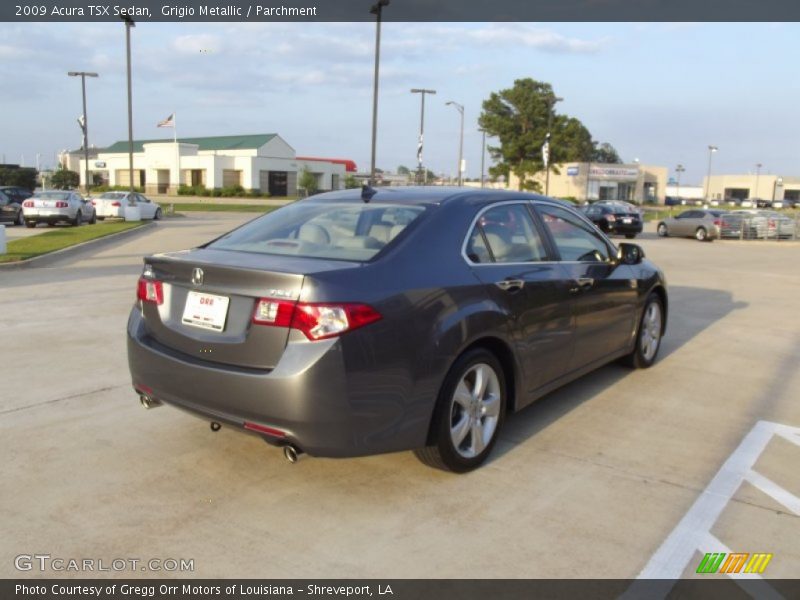 Grigio Metallic / Parchment 2009 Acura TSX Sedan