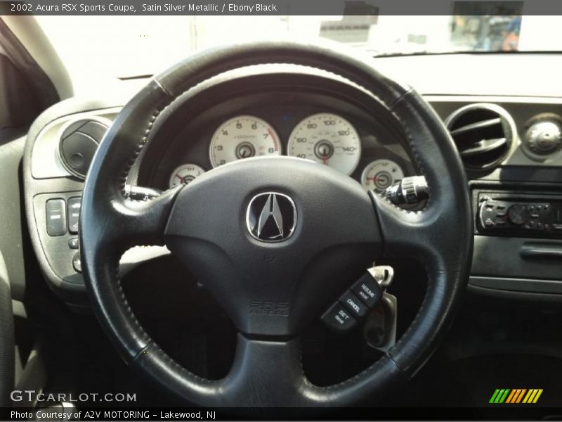 Satin Silver Metallic / Ebony Black 2002 Acura RSX Sports Coupe