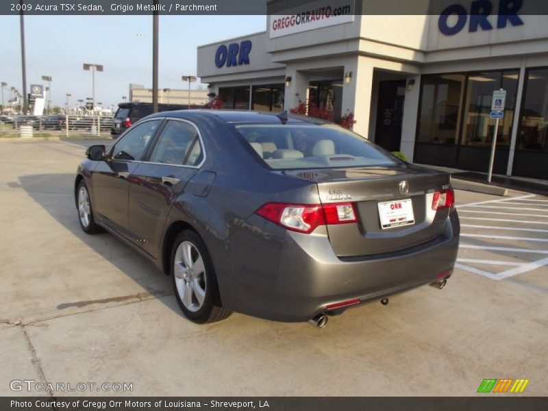 Grigio Metallic / Parchment 2009 Acura TSX Sedan