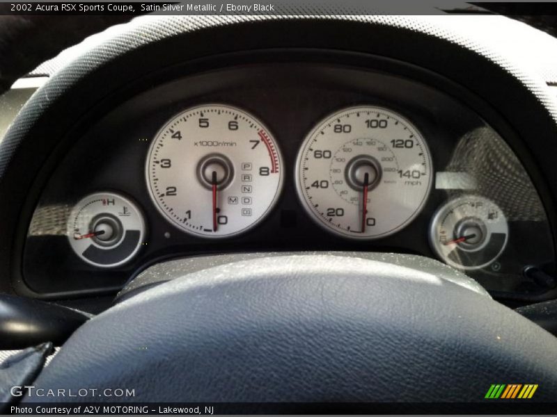 Satin Silver Metallic / Ebony Black 2002 Acura RSX Sports Coupe