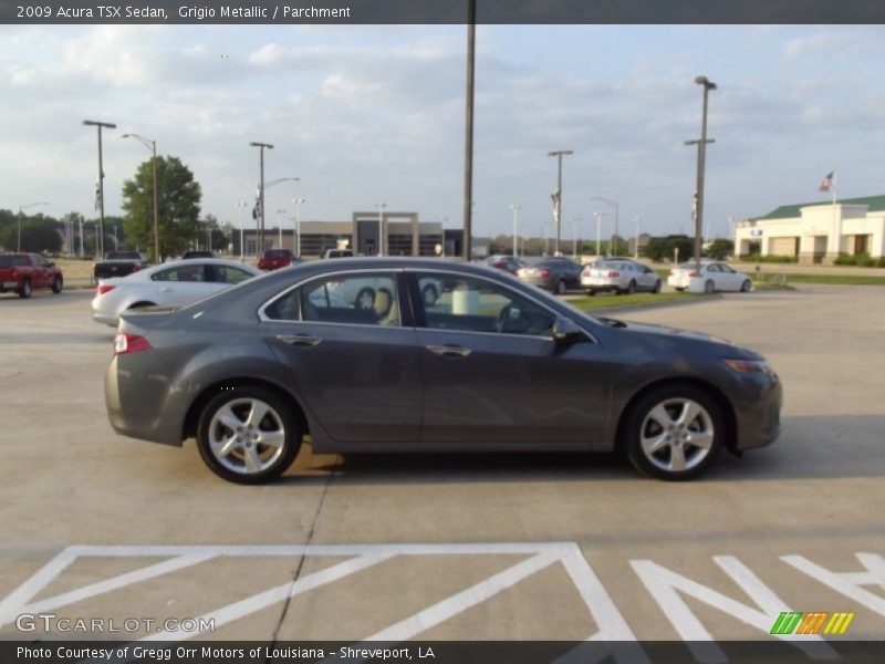 Grigio Metallic / Parchment 2009 Acura TSX Sedan