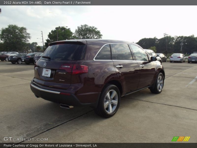 Dark Cherry Pearl II / Parchment 2012 Acura MDX SH-AWD