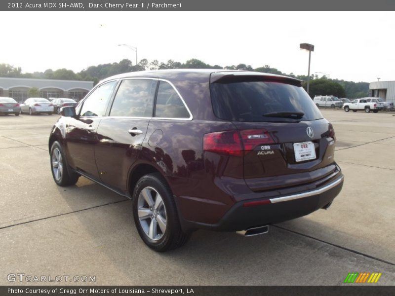 Dark Cherry Pearl II / Parchment 2012 Acura MDX SH-AWD