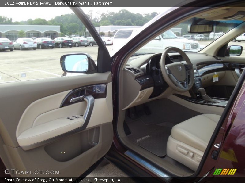 Dark Cherry Pearl II / Parchment 2012 Acura MDX SH-AWD