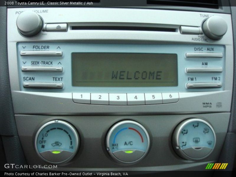 Classic Silver Metallic / Ash 2008 Toyota Camry LE