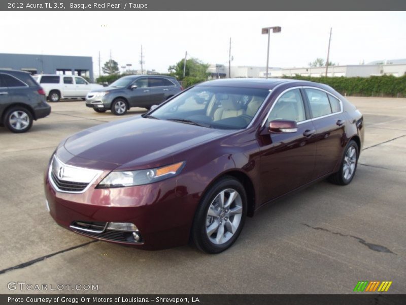 Basque Red Pearl / Taupe 2012 Acura TL 3.5