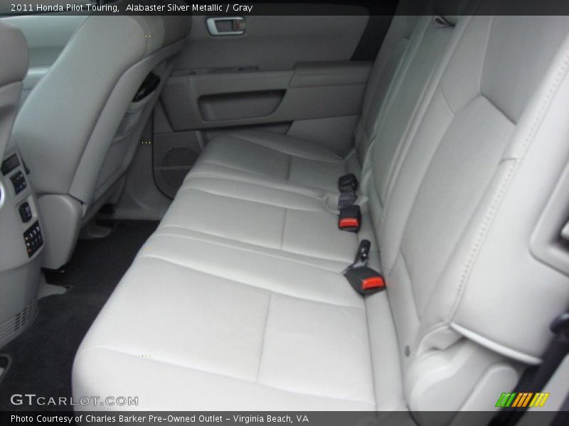 Alabaster Silver Metallic / Gray 2011 Honda Pilot Touring