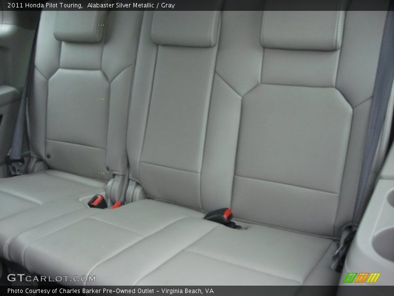 Alabaster Silver Metallic / Gray 2011 Honda Pilot Touring