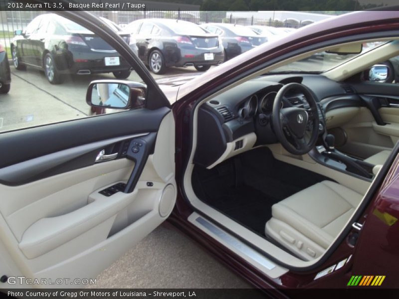 Basque Red Pearl / Taupe 2012 Acura TL 3.5