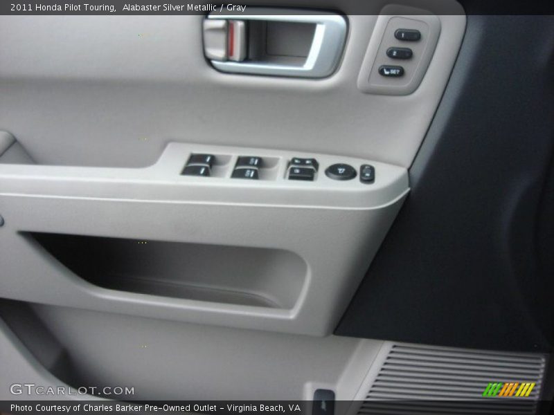 Alabaster Silver Metallic / Gray 2011 Honda Pilot Touring
