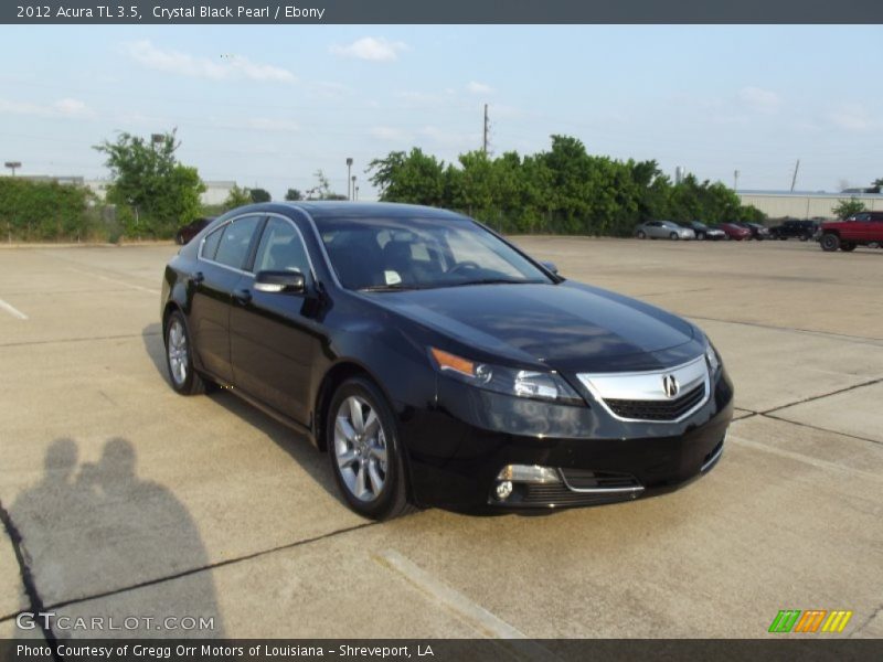 Crystal Black Pearl / Ebony 2012 Acura TL 3.5