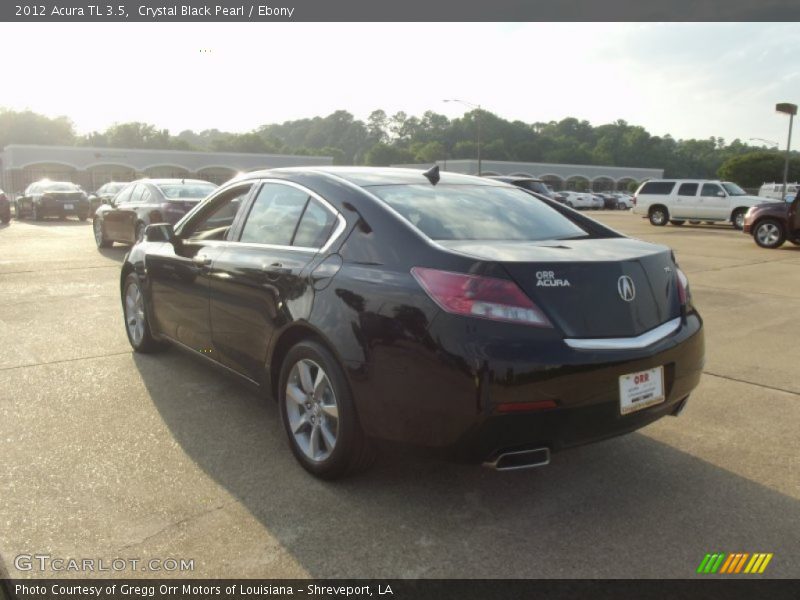 Crystal Black Pearl / Ebony 2012 Acura TL 3.5