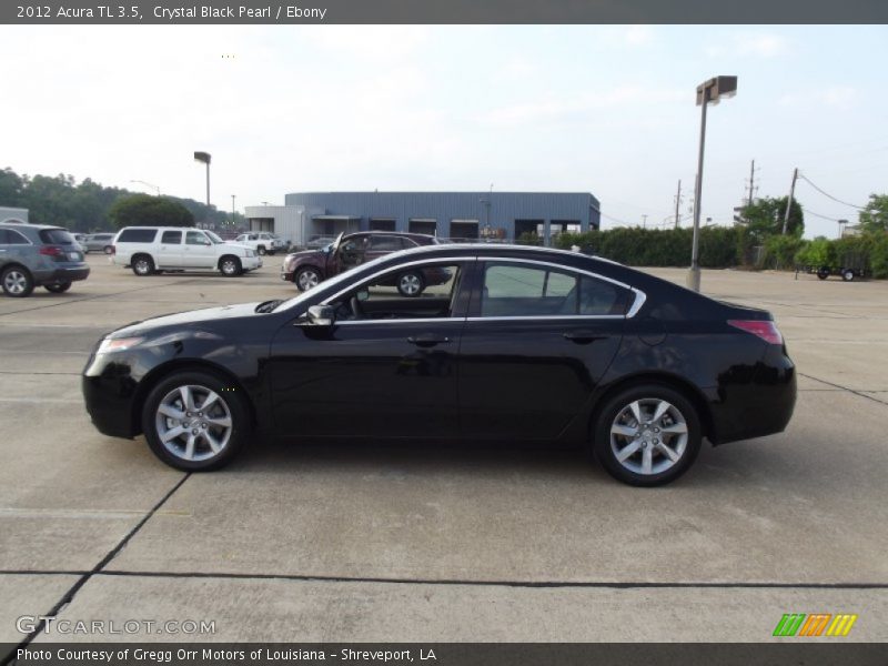Crystal Black Pearl / Ebony 2012 Acura TL 3.5