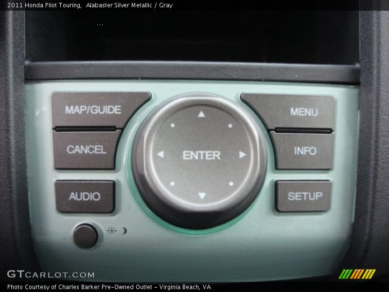 Alabaster Silver Metallic / Gray 2011 Honda Pilot Touring