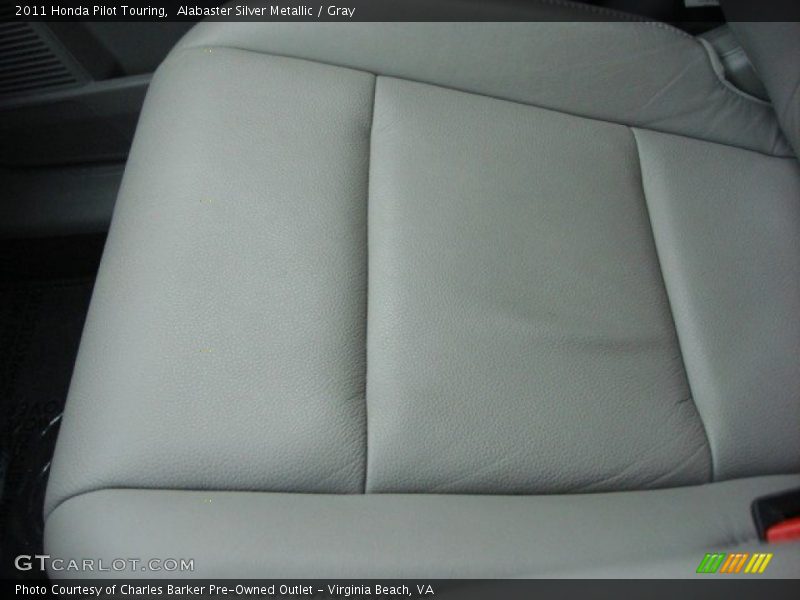 Alabaster Silver Metallic / Gray 2011 Honda Pilot Touring