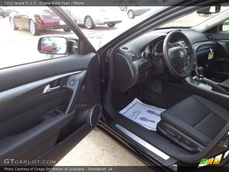 Crystal Black Pearl / Ebony 2012 Acura TL 3.5