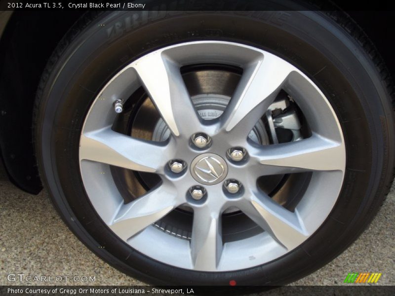 Crystal Black Pearl / Ebony 2012 Acura TL 3.5
