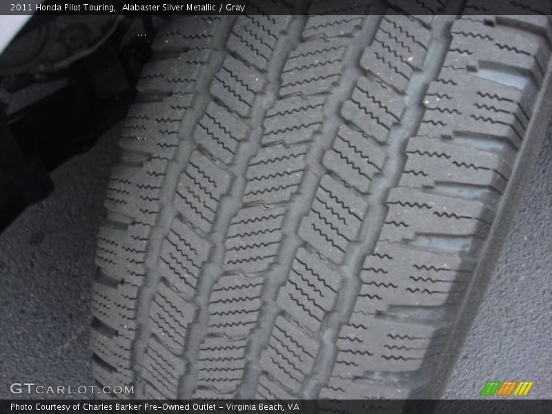 Alabaster Silver Metallic / Gray 2011 Honda Pilot Touring