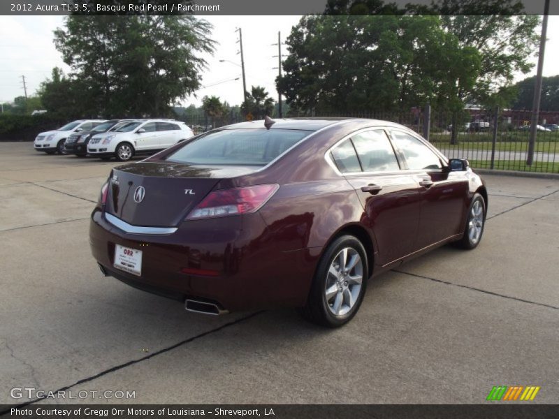 Basque Red Pearl / Parchment 2012 Acura TL 3.5