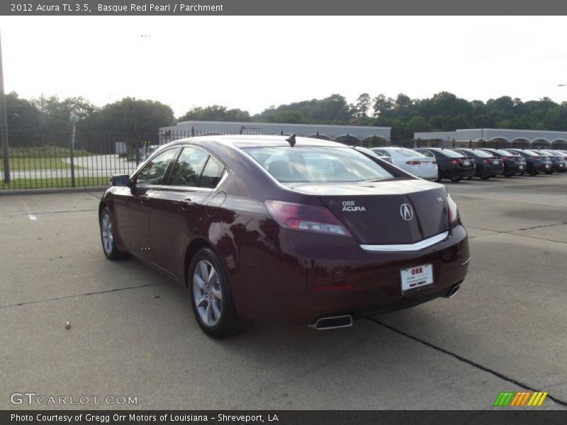 Basque Red Pearl / Parchment 2012 Acura TL 3.5