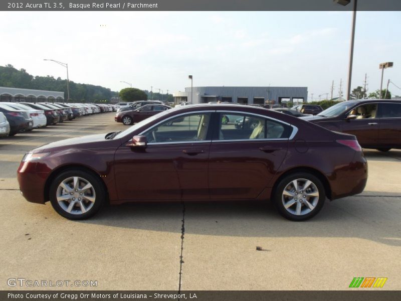 Basque Red Pearl / Parchment 2012 Acura TL 3.5