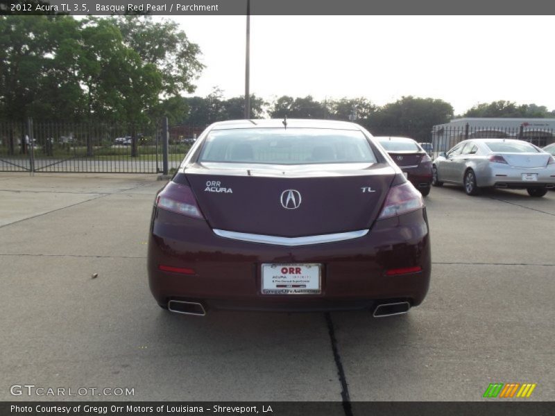 Basque Red Pearl / Parchment 2012 Acura TL 3.5