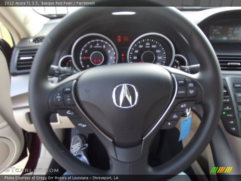 Basque Red Pearl / Parchment 2012 Acura TL 3.5