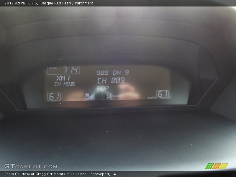Basque Red Pearl / Parchment 2012 Acura TL 3.5