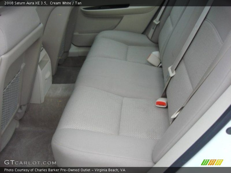 Cream White / Tan 2008 Saturn Aura XE 3.5