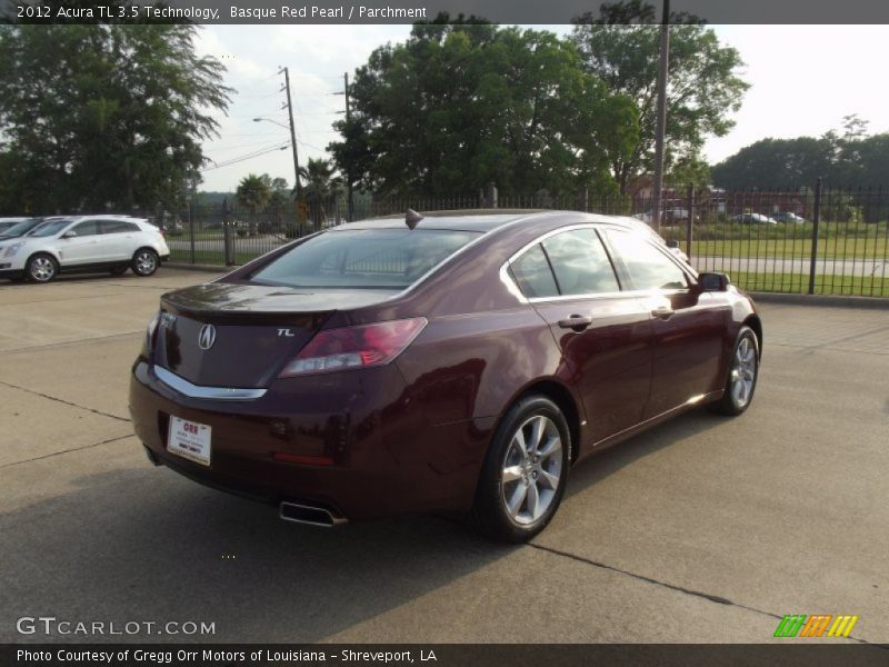 Basque Red Pearl / Parchment 2012 Acura TL 3.5 Technology