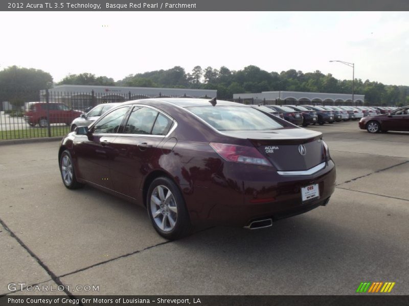 Basque Red Pearl / Parchment 2012 Acura TL 3.5 Technology