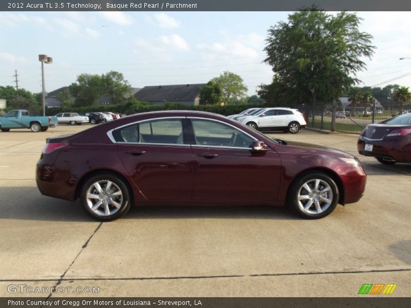 Basque Red Pearl / Parchment 2012 Acura TL 3.5 Technology