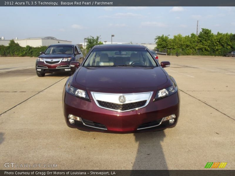 Basque Red Pearl / Parchment 2012 Acura TL 3.5 Technology