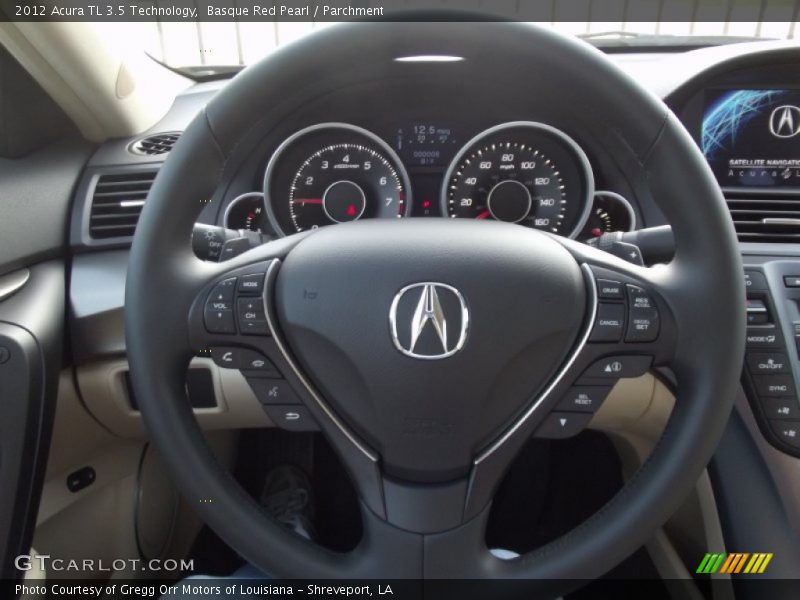 Basque Red Pearl / Parchment 2012 Acura TL 3.5 Technology
