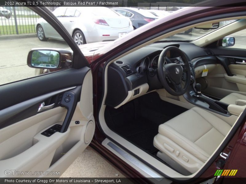 Basque Red Pearl / Parchment 2012 Acura TL 3.5 Technology