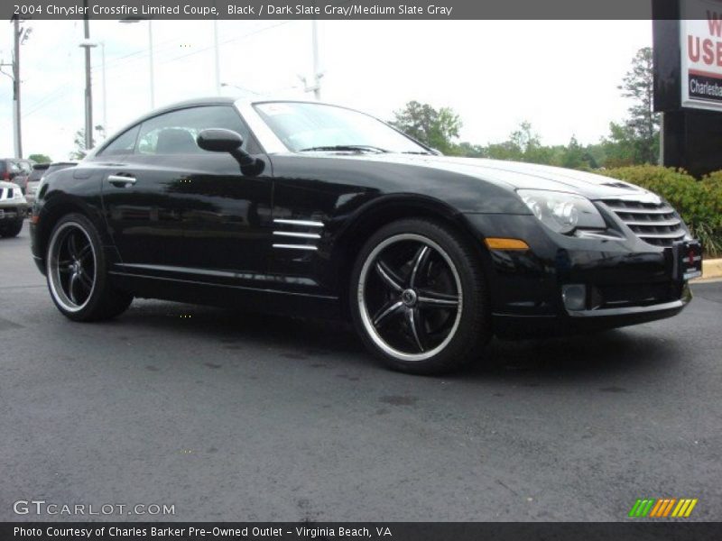 Black / Dark Slate Gray/Medium Slate Gray 2004 Chrysler Crossfire Limited Coupe