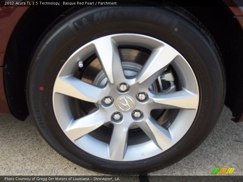 Basque Red Pearl / Parchment 2012 Acura TL 3.5 Technology
