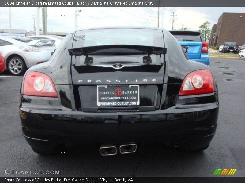 Black / Dark Slate Gray/Medium Slate Gray 2004 Chrysler Crossfire Limited Coupe