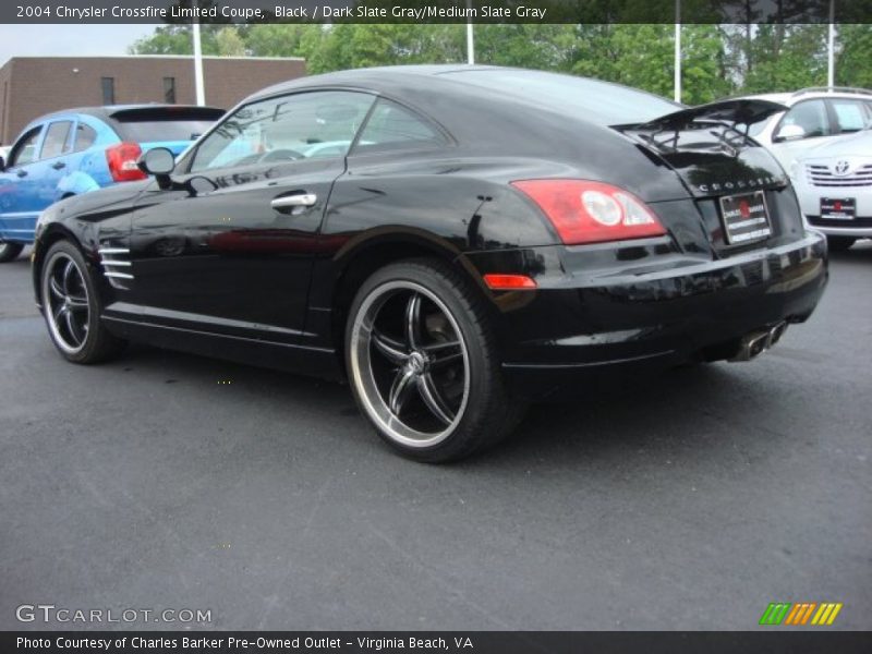 Black / Dark Slate Gray/Medium Slate Gray 2004 Chrysler Crossfire Limited Coupe