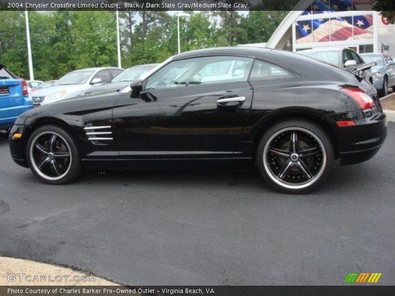 Black / Dark Slate Gray/Medium Slate Gray 2004 Chrysler Crossfire Limited Coupe