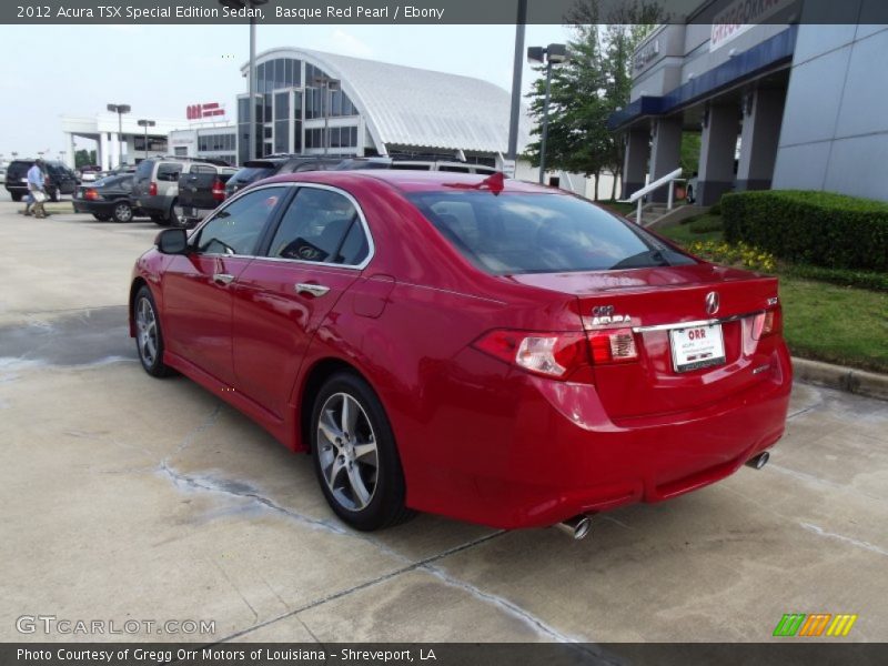 Basque Red Pearl / Ebony 2012 Acura TSX Special Edition Sedan