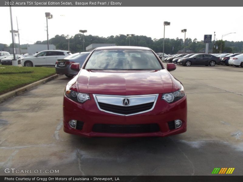 Basque Red Pearl / Ebony 2012 Acura TSX Special Edition Sedan