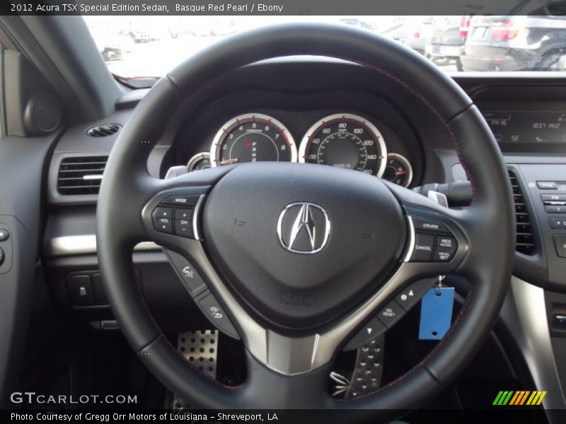 Basque Red Pearl / Ebony 2012 Acura TSX Special Edition Sedan